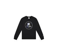 Champion Legacy Graphic Shop Authentic (220250) -Crewneck T-Shirt à Manches Longues, Noir (KK001), XS Homme