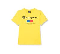 Champion Legacy Graphic Shop B Authentic S/S Crewneck T-Shirt, Jaune, 15-16 Ans Garçon