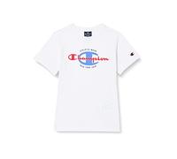 Champion Legacy Graphic Shop C S/S T-Shirt Enfants et Adolescents, Blanc, 13-14 Ans