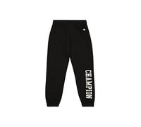 Champion Legacy Graphic Shop G (405027) -Ultra-Light Soft Compact Powerblend Fleece Elastic Cuff Pantalon de survêtement, Noir (KK001), 9-10 Years Fille