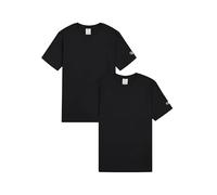 Champion Legacy-Icons 2 Pack Crewneck T-Shirt, Noir (Kk001), M (Lot de 2) Homme