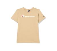 Champion Legacy Icons B-S/S Crewneck T-Shirt, Beige, 11-12 Ans Garçon