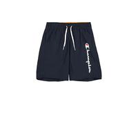 Champion Legacy Icons Beachshorts B - Crinkle Taslon Contrast Logo Costume Short, Bleu Marine, 13-14 Ans Enfants et Garçons SS24, Bleu Marine, 13-14 Ans