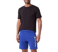 Champion Legacy Icons Pants-Contrast Logo Powerblend Terry Bermuda Shorts, Bleu électrique, M Men's