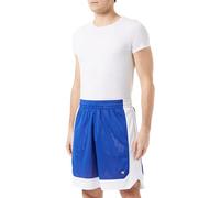 Champion Legacy Icons Pants-Soft-Mesh Two-Tone Bermuda Shorts, Bleu électrique/Blanc, M Homme
