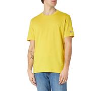Champion Legacy Icons Tonal Logo S/S Crewneck T-Shirt, Jaune Moutarde, Medium Homme