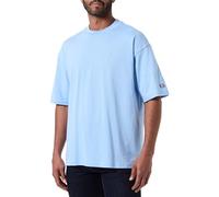 Champion Legacy Icons Tonal Logo T-Shape S/S Crewneck T-Shirt Homme, Bleu Ciel, Large