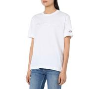 Champion Legacy Icons Tonal Logo W - Relaxed S/S Crewneck T-Shirt, Blanc, X-Large Femme