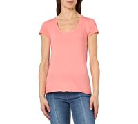 Champion Legacy Minimalist Resort W-Regular S/S V-Neck T-Shirt, Rose pêche, Large Femme