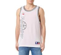 Champion Legacy Modern Basket Reversible Graphic Micromesh S/L Tank Débardeur Gris Clair/Rouge M Homme SS24, Gris Clair/Rouge, Medium