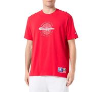 Champion Legacy Modern Basket - S/S Crewneck T-Shirt, Rouge, Medium Hommes