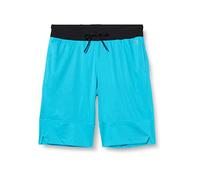 Champion Legacy Neon Spray Soft Mesh Bermuda Shorts, Bleu Fluorescent, M Homme