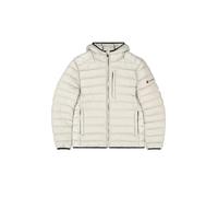 Champion Legacy Outdoor (220340) -WR Light Nylon Cirè 35gr Small Script Logo Hooded Veste, Blanc (ES057), M Homme