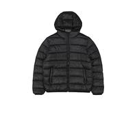 Champion Legacy Outdoor (220342) -WR Light Nylon Cirè 35gr Tonal Script Logo Hooded Veste, Noir (KK001), L Homme