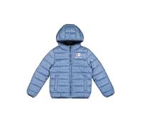 Champion Legacy Outdoor B (306870) - Veste à capuche réversible WR Light Cirè 40gr, Marine/Bleu Turquoise (NNY/CBU), 9-10 ans (M) Garçons FW24