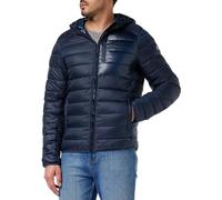 Champion Legacy Outdoor - Chintzed Poly Plain Woven Hooded, Veste rembourrée Homme, Blu Marino,
