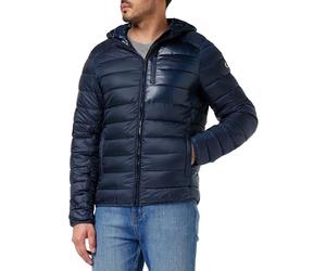 Champion Legacy Outdoor - Chintzed Poly Plain Woven Hooded, Veste rembourrée Homme, Blu Marino,