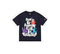 Champion Legacy Play with Graphics B (306911) -SS Crewneck T-Shirt, Bleu (BS501), 13-14 Years Garçon