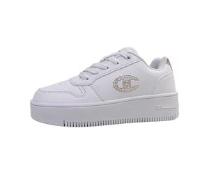 Champion Legacy Rebound Platform Glitter G GS Baskets, Blanc Or Rose Ww008, 38 EU
