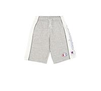 Champion Legacy Retro Sport B (306852) - Bermuda ultraléger et compact en tissu éponge, Melange Grey (NOXM/WHT/NNY), 5-6 ans (XS) Garçons FW24