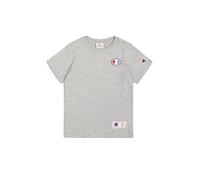 Champion Legacy Retro Sport B (306853) - T-shirt SS Crewneck, Melange Grey, 3-4 ans (XXS) Enfant FW24