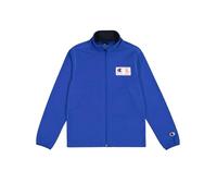 Champion Legacy Retro Sport B (306864) - Sweat-shirt à col haut et fermeture éclair en micro polaire à séchage rapide, Bleu profond/Bleu marine (BAI/NNY), 5-6 ans (XS) Garçons FW24