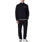 Champion Legacy Script Shop (220362) - Special Polywarpknit Semi-Dull High-Neck Survêtement de Sport, Noir, S Homme