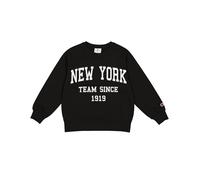 Champion Legacy Script Shop G (405044) -Ultra-Light Soft Compact Powerblend Fleece Crewneck & Rib Cuffs Survêtements de Sport, Noir (KK001), 13-14 Years Fille