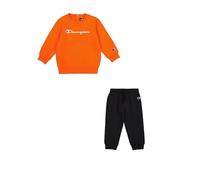 Champion Legacy Script Shop TD (306899) -Ultra-Light Powerblend Fleece Crewneck Costume, Orange (OS014), 9 Months Bébé garçon