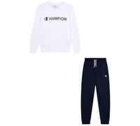 Champion Legacy Boys Costume col Rond, Blanc, M Garçon