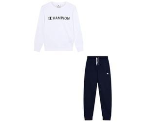 Champion Legacy Survêtement à col rond pour garçon, taille M, blanc, blanc, M