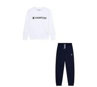 Champion Legacy Boys Costume col Rond, Blanc, XS Garçon