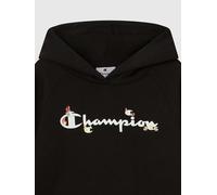 Champion Legacy Sweat à Capuche Graphique pour Fille, Taille M, Noir, Noir, M