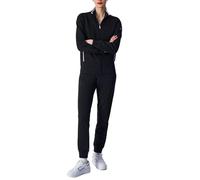 Champion Legacy Sweatsuits Heritage W-Ultralight Powerblend Fleece High-Neck/Rib Cuff Combinaison de sport pour femme, Noir, L