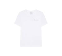 Champion Legacy T-Shirt à col Rond pour Femme, L, Blanc, Blanc, L