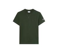 Champion Legacy T-Shirt à col Rond pour Femme, L, Vert, Vert, L