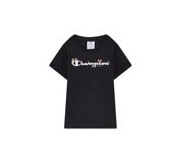 Champion Legacy Girls T-Shirt, Noir, XS Fille
