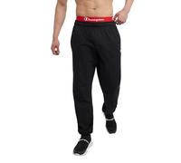 Champion Men's Closed Bottom Light Weight Jersey Sweatpant, Black, 4XL