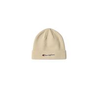 Champion Lifestyle Caps (806064) -Recycled Acrylic Knitted Yarn Embroidered Script Logo Bonnet, Blanc (ES057), Taille Unique Mixte