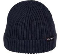 Champion Lifestyle Caps (806068) -Recycled Acrylic Knitted Yarn Small Script Logo Bonnet, Bleu (BS501), Taille Unique Mixte