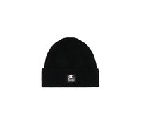 Champion Lifestyle Caps (806069) -Recycled Acrylic Knitted Yarn Block Logo Bonnet, Noir (KK001), Taille Unique Mixte