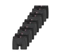 Champion Lot de 10 boxers pour homme - Couleur : noir - Taille M, Noir Combo, M