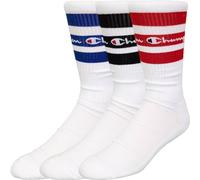 Champion Lot de 3 paires de chaussettes avec logo 43-46, WHT/WW001, 43-46