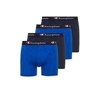 Champion Lot de 4 boxers pour hommes - Caleçon - Couleur : bleu - Combo - Taille XL, Bleu combo, XL