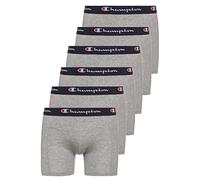 Champion Lot de 6 boxers pour homme, Gris clair mélangé 3390, M