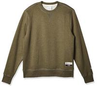 Champion Men's Authentic Originals Sueded Fleece Sweatshirt, Green Luck Heather, X-Large