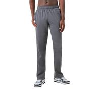Champion Men's Open-Bottom Lounge Pants, Standard Fit, Lightweight, Available in Regular and Big & Tall, Granite Heather-C Patch Logo, 3X-Large