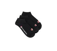 Champion Mixte Core Socks 3pp Sneaker Chaussettes, Noir, 39-42 EU