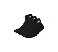 Champion Mixte Core Socks 6pp Crew Chaussettes, Noir, 43-46 EU