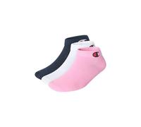Champion Core Socks Junior 3PP Quarter Chaussettes de Doublure, Rose (Fuchsia), EU 27-30 Unisexe-Enfants et Adolescents